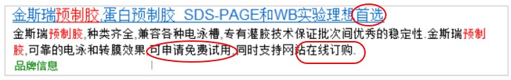 sem创意编辑策略:含目标关键词,包含能够抓住注意力的词,激发用户购买欲望措词
